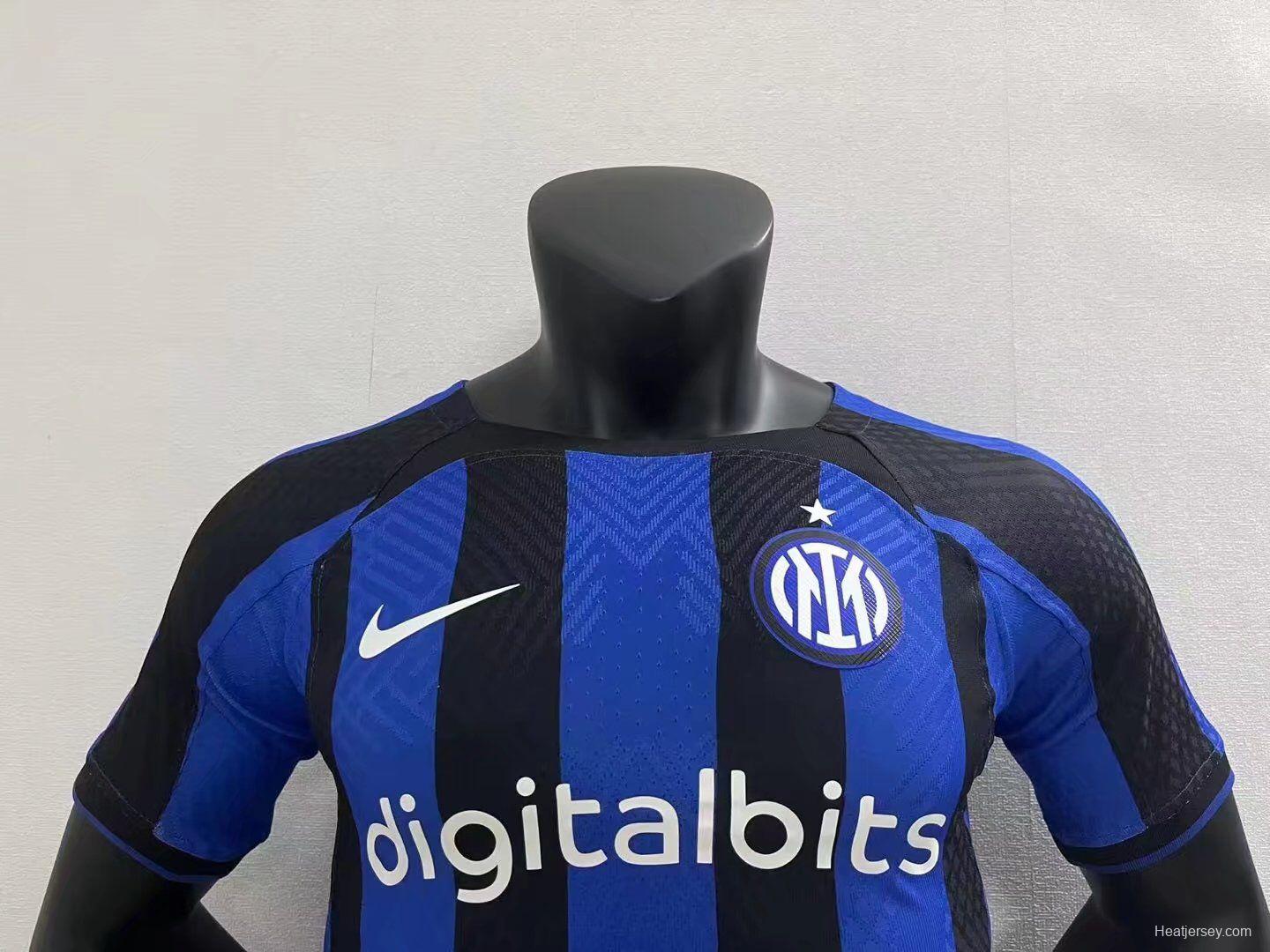 Player Version 22/23 Inter Milan Home Soccer Jersey