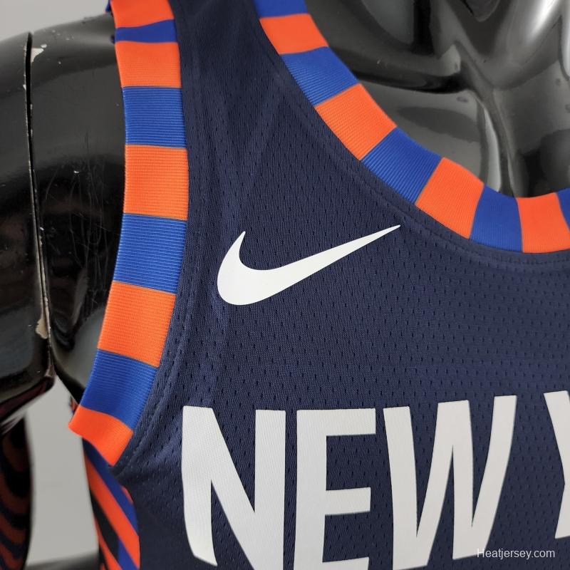 New York Knicks Barrett #9 Striped NBA Jersey