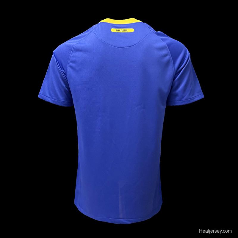 Retro 2010 Brazil Away Soccer Jersey