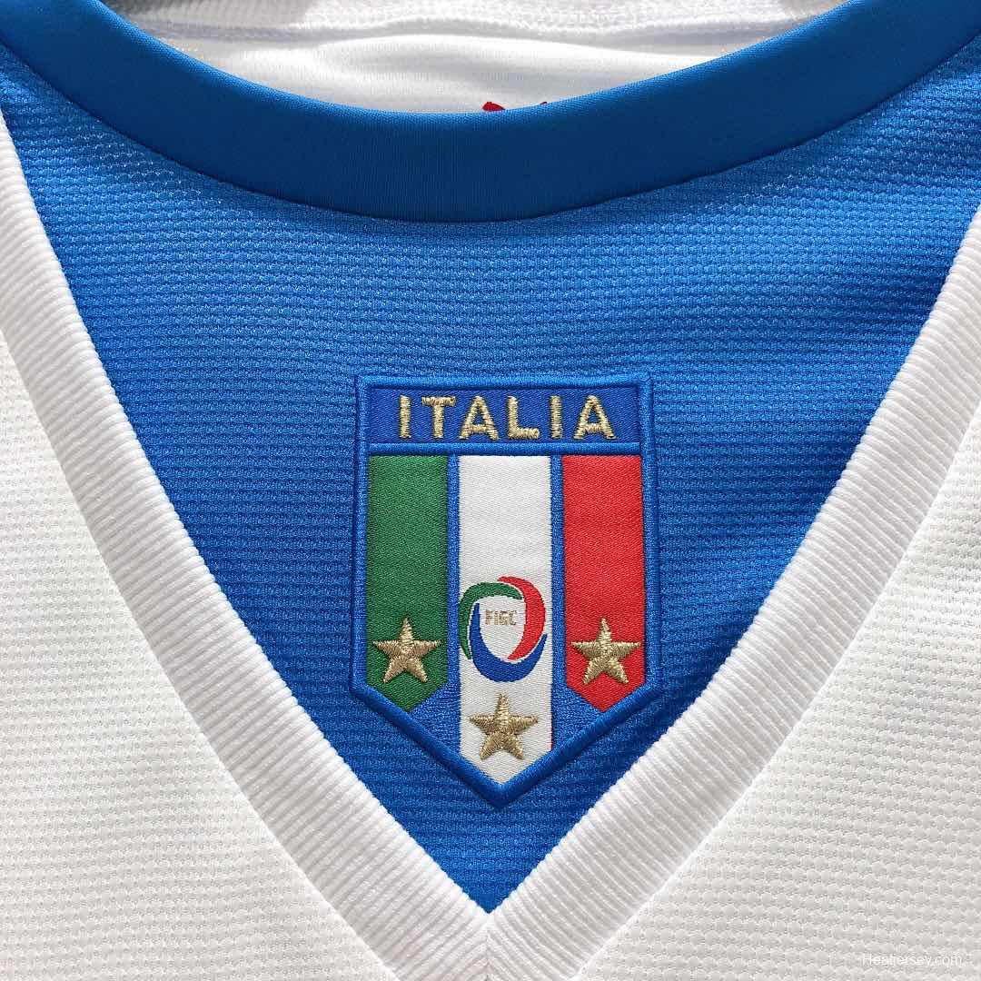 Retro 2006 Italy Away White Soccer Jersey