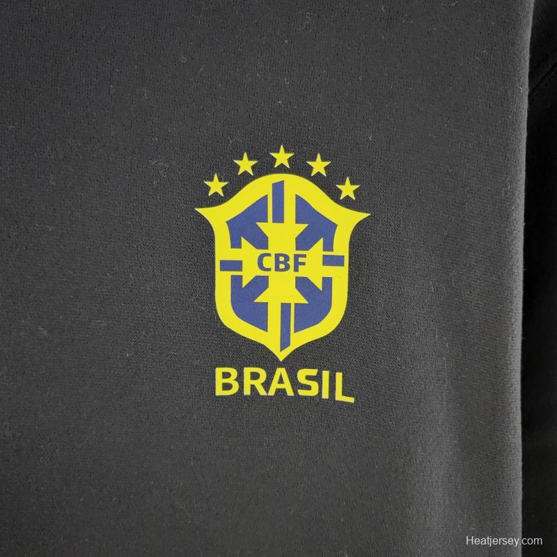 2022 Brazil Hoodie Black