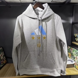 3 Stars Argentina Messi Grey Hoodie