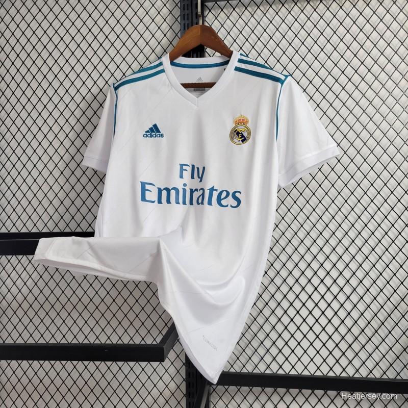 Retro 17/18 Real Madrid Home Jersey