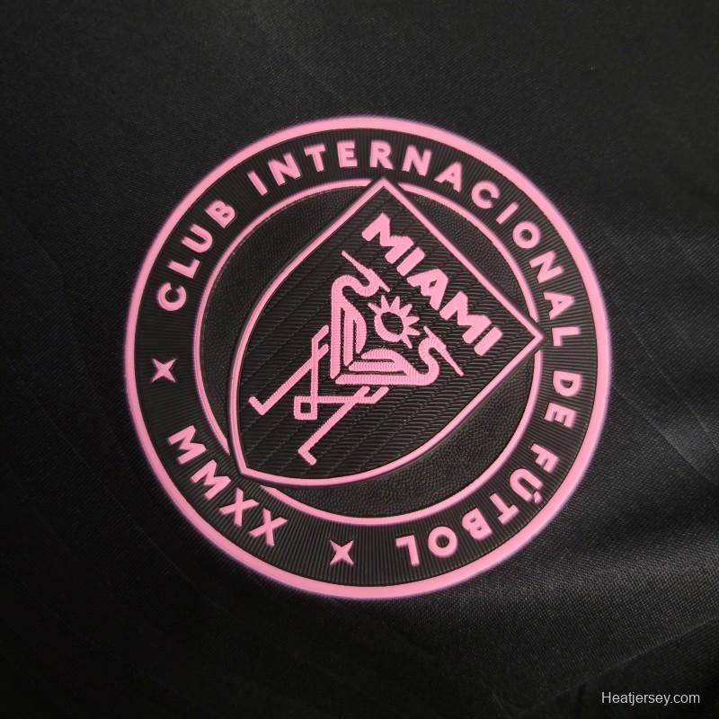 Player Version 23-24 Inter Miami Away Black Jersey