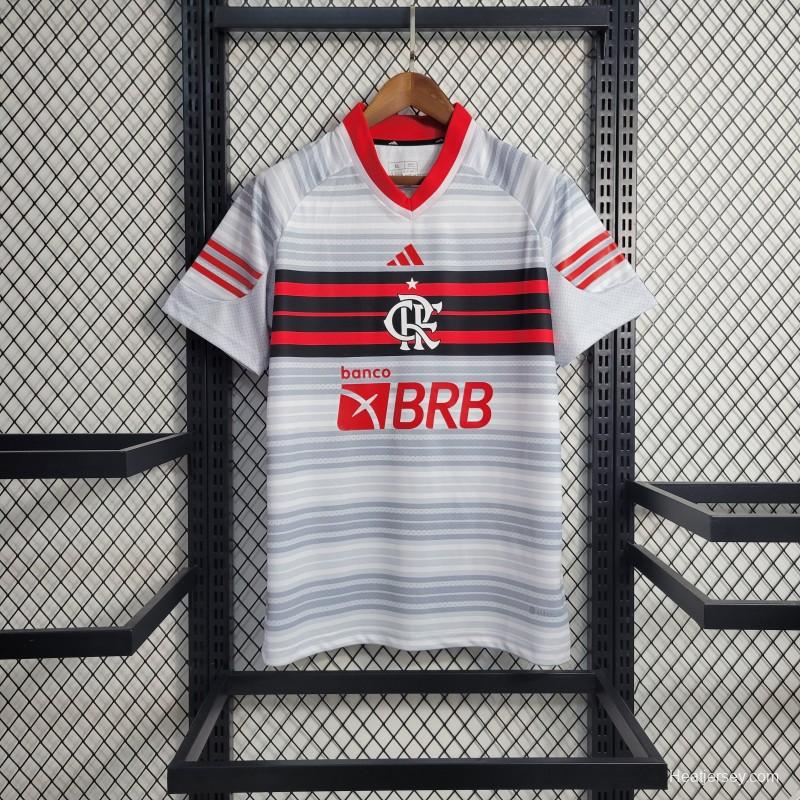 23-24 Flamengo Grey Stripe Special Edition Jersey