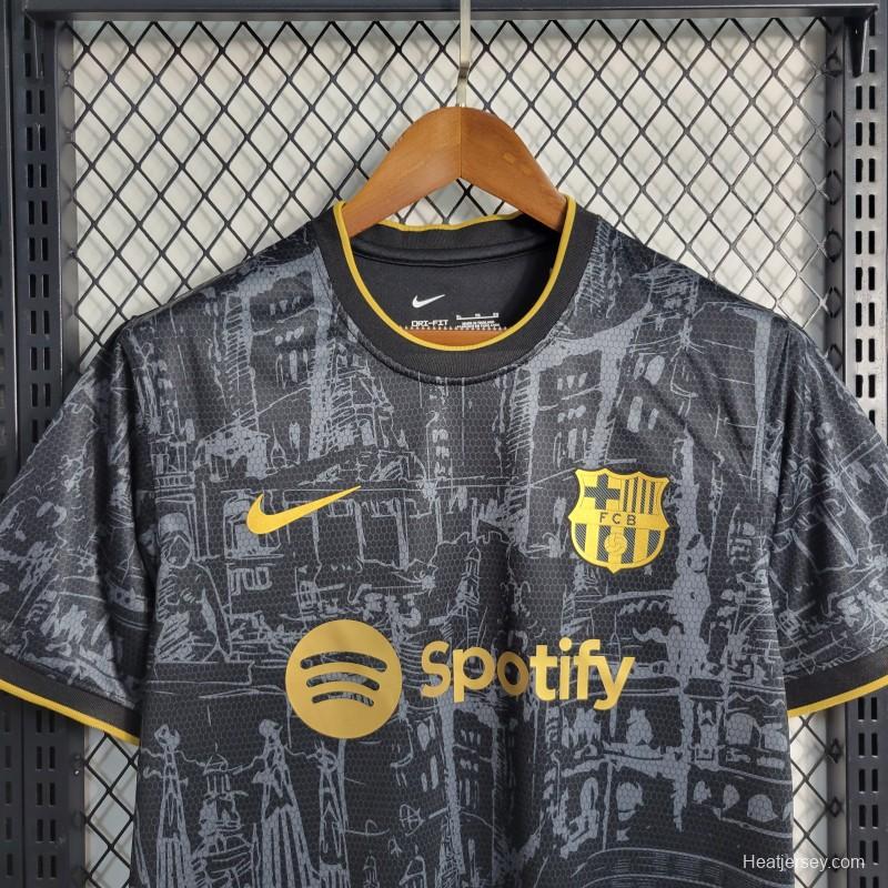 23-24 Barcelona Black Gold Special Edition Jersey