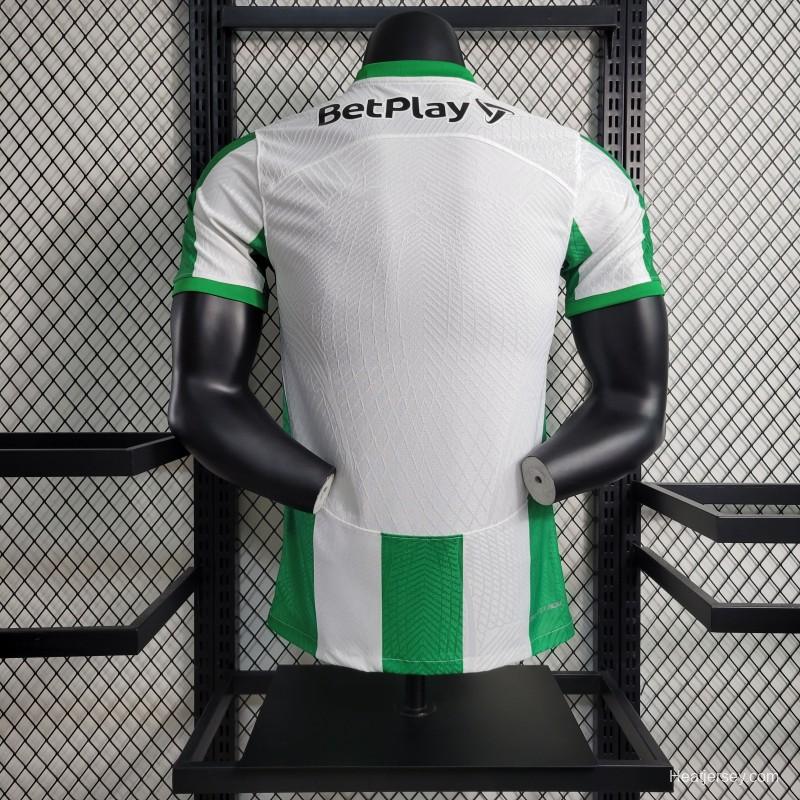 Player Version 23-24 Atlético Nacional Home Jersey