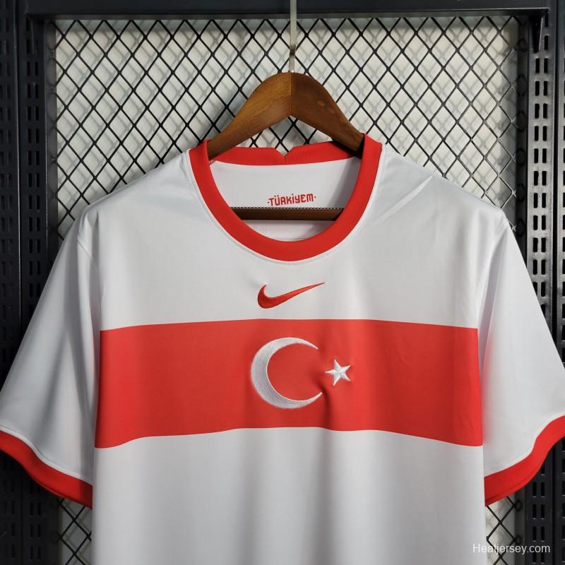 2023 Turkey Away White Jersey