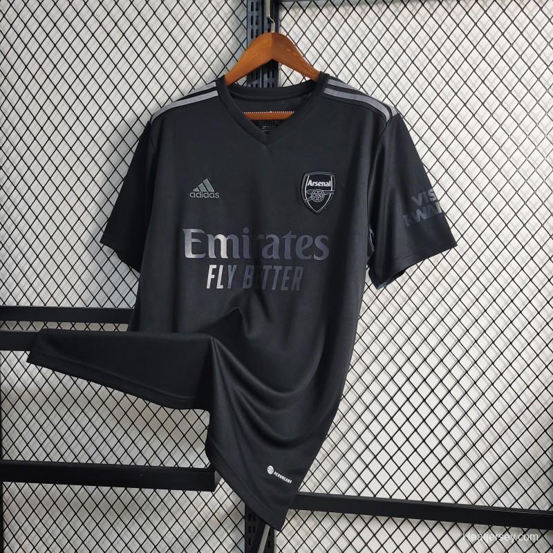 22-23 Arsenal Black Training Jersey