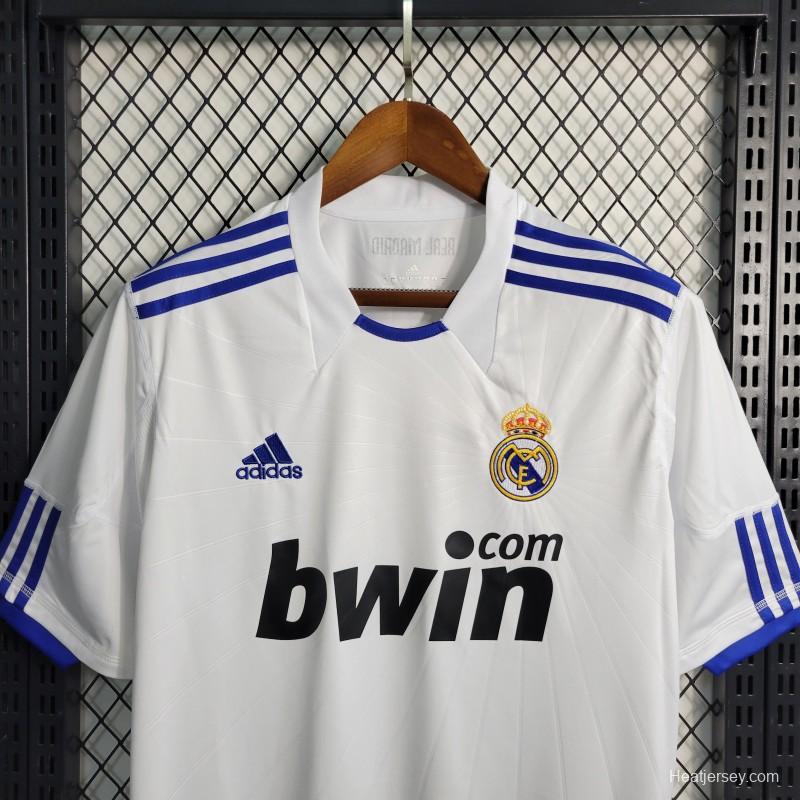 Retro 10-11 Real Madrid Home Jersey