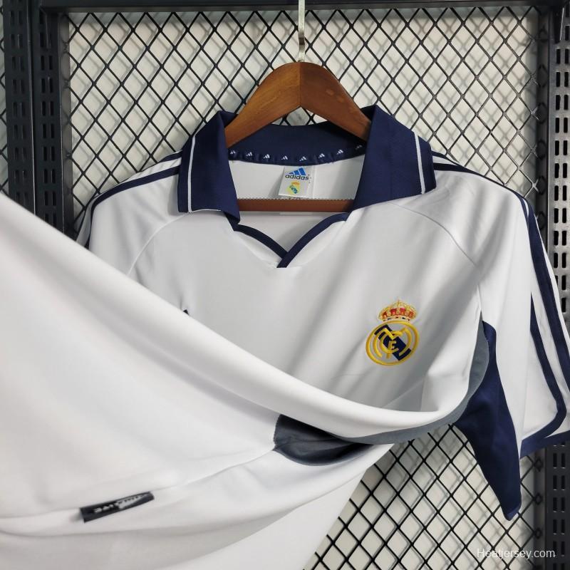 Retro 00-01 Real Madrid Home Jersey