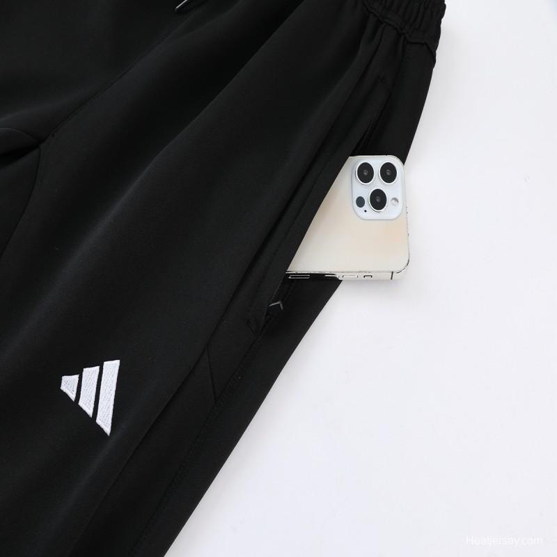 2023 Adidas Black Full Zipper Jacket +Pants