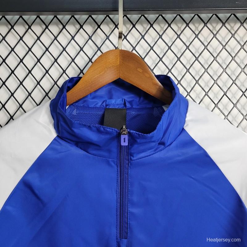 23-24 Italy Blue Windbreaker