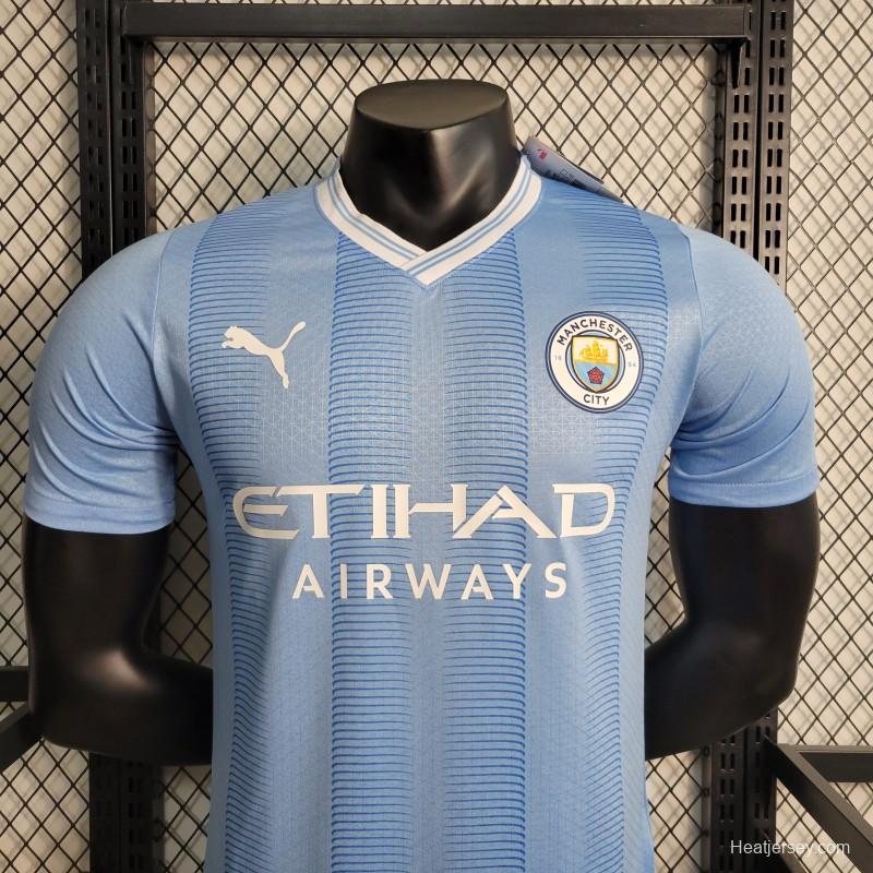 Player Version 23-24 Manchester City Home Jersey