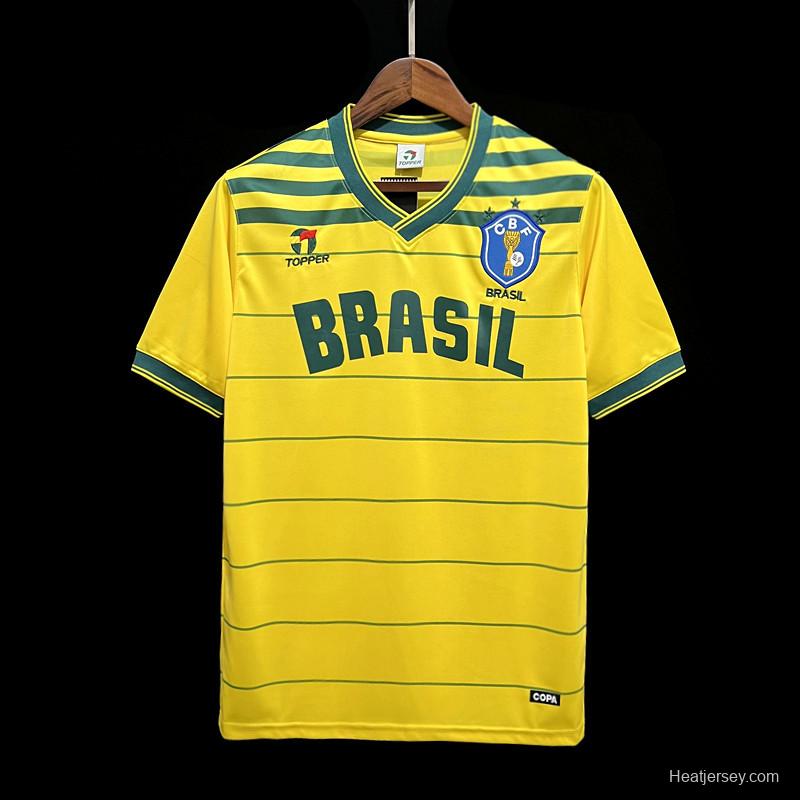 Retro Brazil 1984 Home Jersey