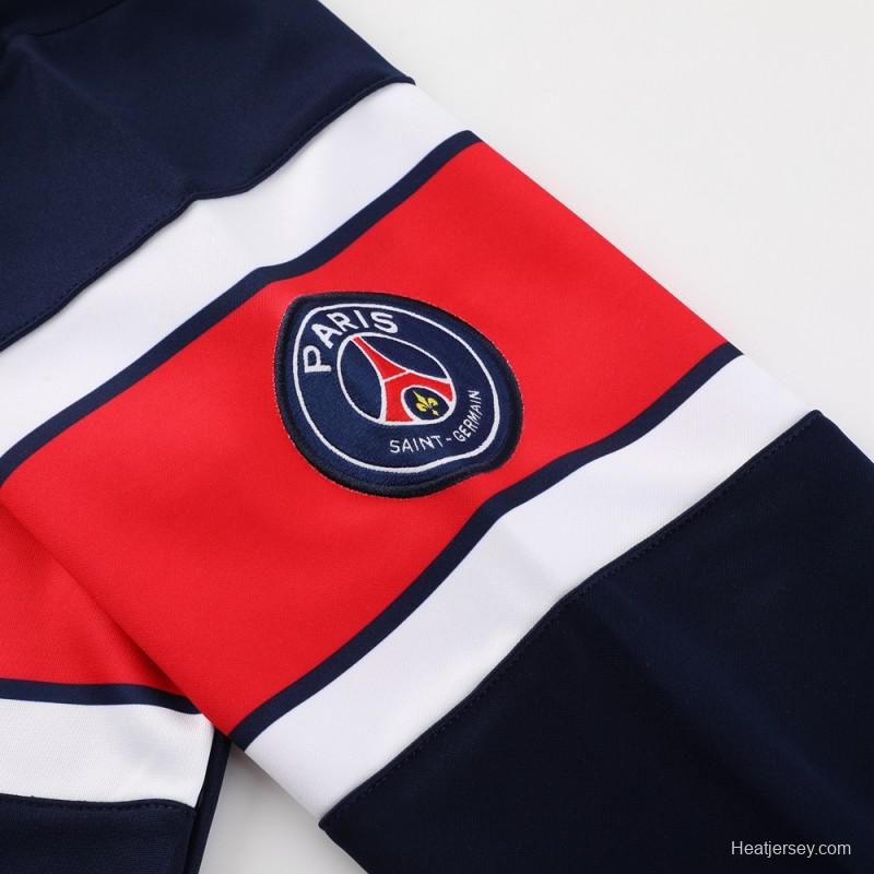 23/24 PSG Navy Red Full Zipper Jacket+Pants