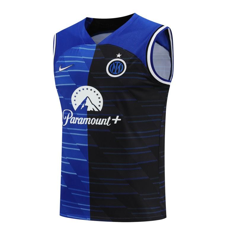 23/24 Inter Milan Blue Vest Jeresy+Shorts