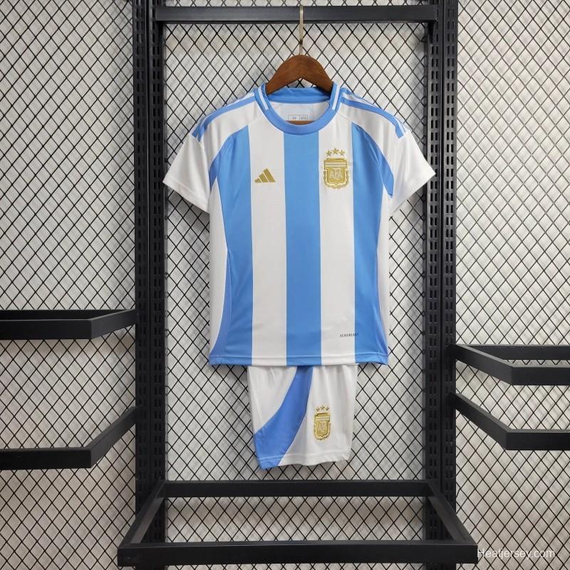 2024 Kids Argentina Home Jersey