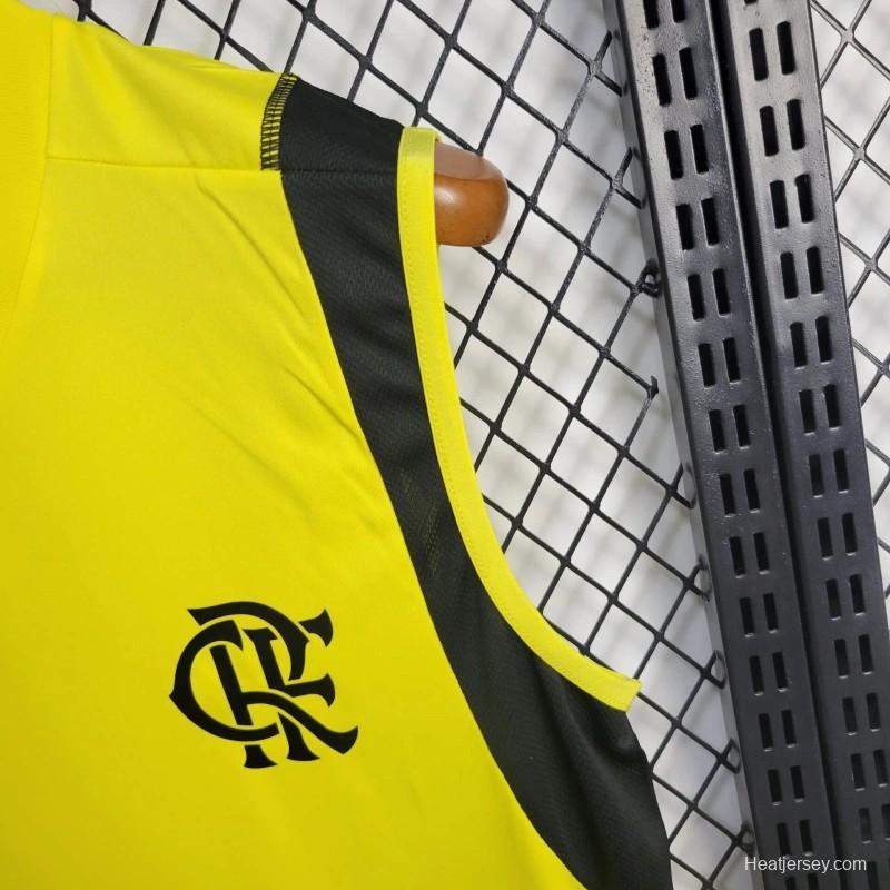 24/25 Flamengo Yellow Vest Training Jersey