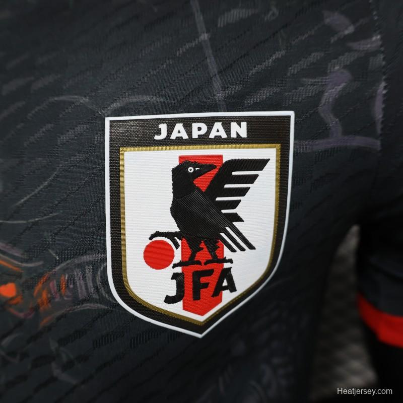 Player Version 2024 Japan Black Dragon With Glared Eye Concept Jersey