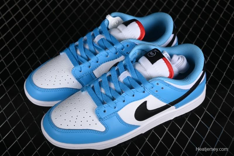 Nike Dunk Low Next Nature "N7" SB Casual Skate Shoes with Vibrant Color Blocking - HJ9088-488