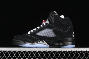Nike Air Jordan 5 Retro Black Metallic Reimagined Basketball Shoes - HF3975-001