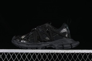 Balenciaga Phantom Sneaker 3XL Trendy Running Shoes with Transparent Heel Strap - W3XCH1000