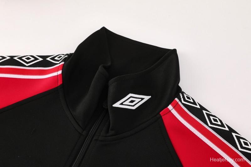 25/26 Manchester United UMBRO Vintage Full Zipper Jacket +Long Pants