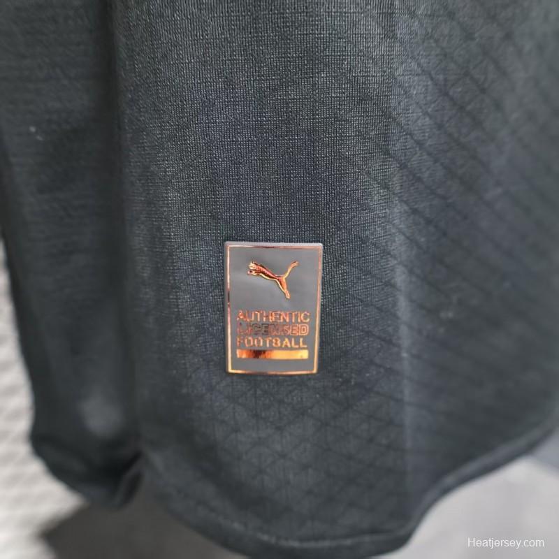 Player Version 25/26 Manchester United Away Black Jersey