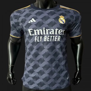 Player Version 23/24 Real Madrid Away Black Jersey