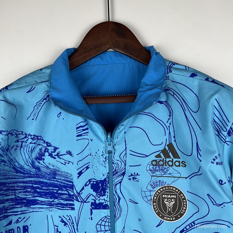 23/24 Inter Miami Blue Reversible Full Zipper Jacket