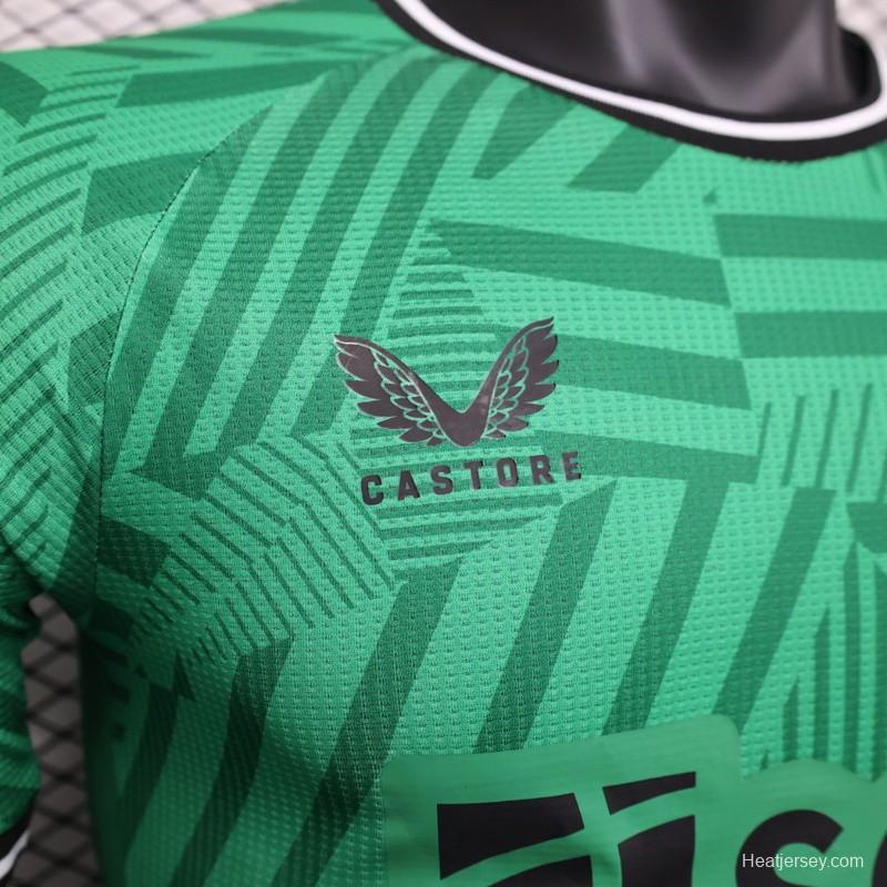 Player Version 23/24 Newcastle United Away Green Jersey