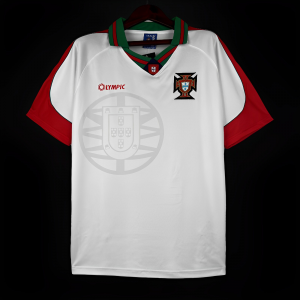 Retro 1996 Portugal Away White Jersey