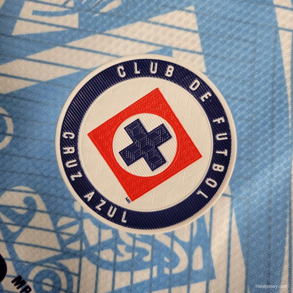 23/24 Cruz Azul Sky Blue Day of the Dead Special Jersey