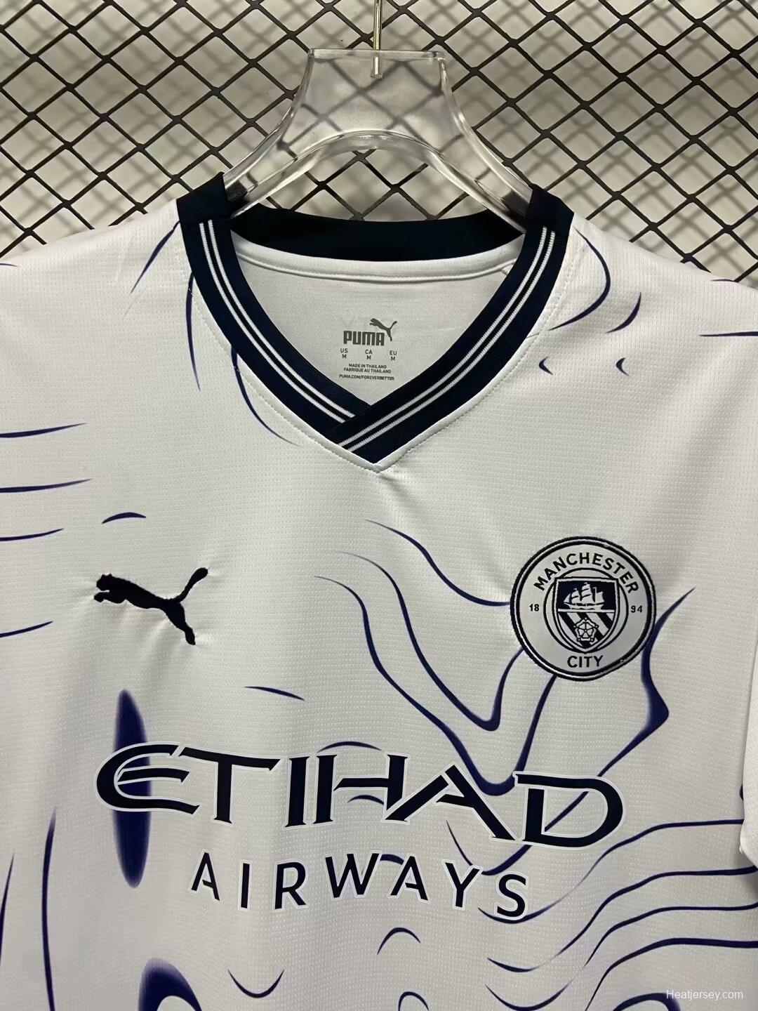 24/25 Manchester City Away White Jersey