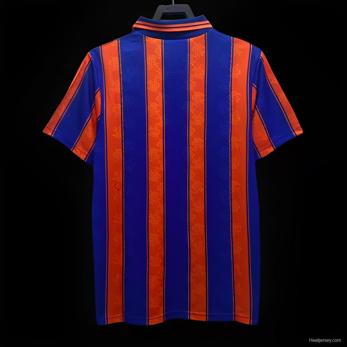 Retro 93-94 Rangers Away Soccer Jersey