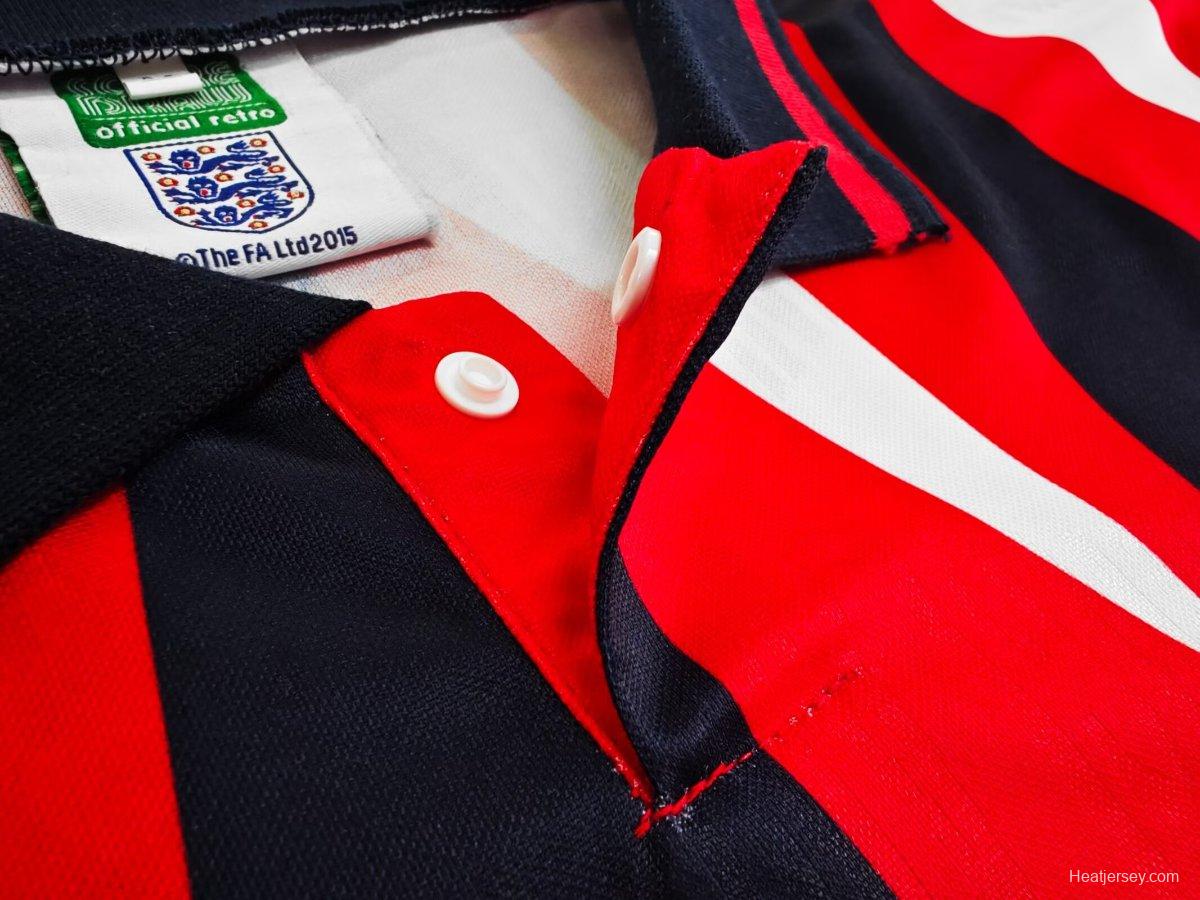 Retro 1992 England Away Red Jersey