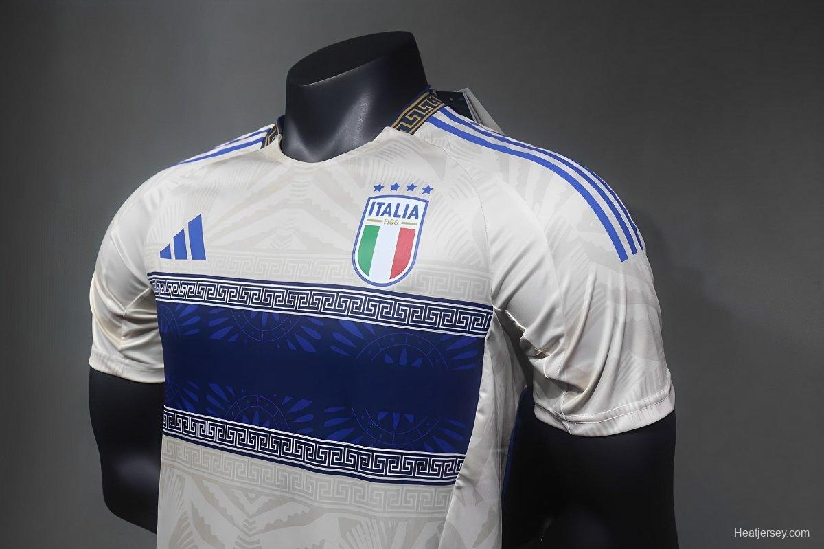 Player Version 2024 Italy x Versace White Jersey