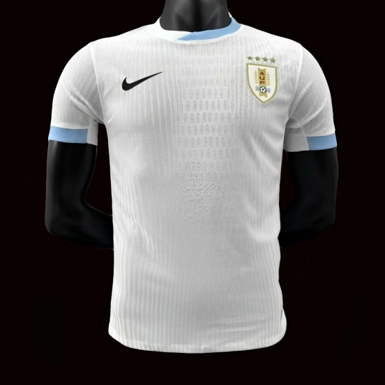 Player Version 2024 Uruguay Away White Jersey