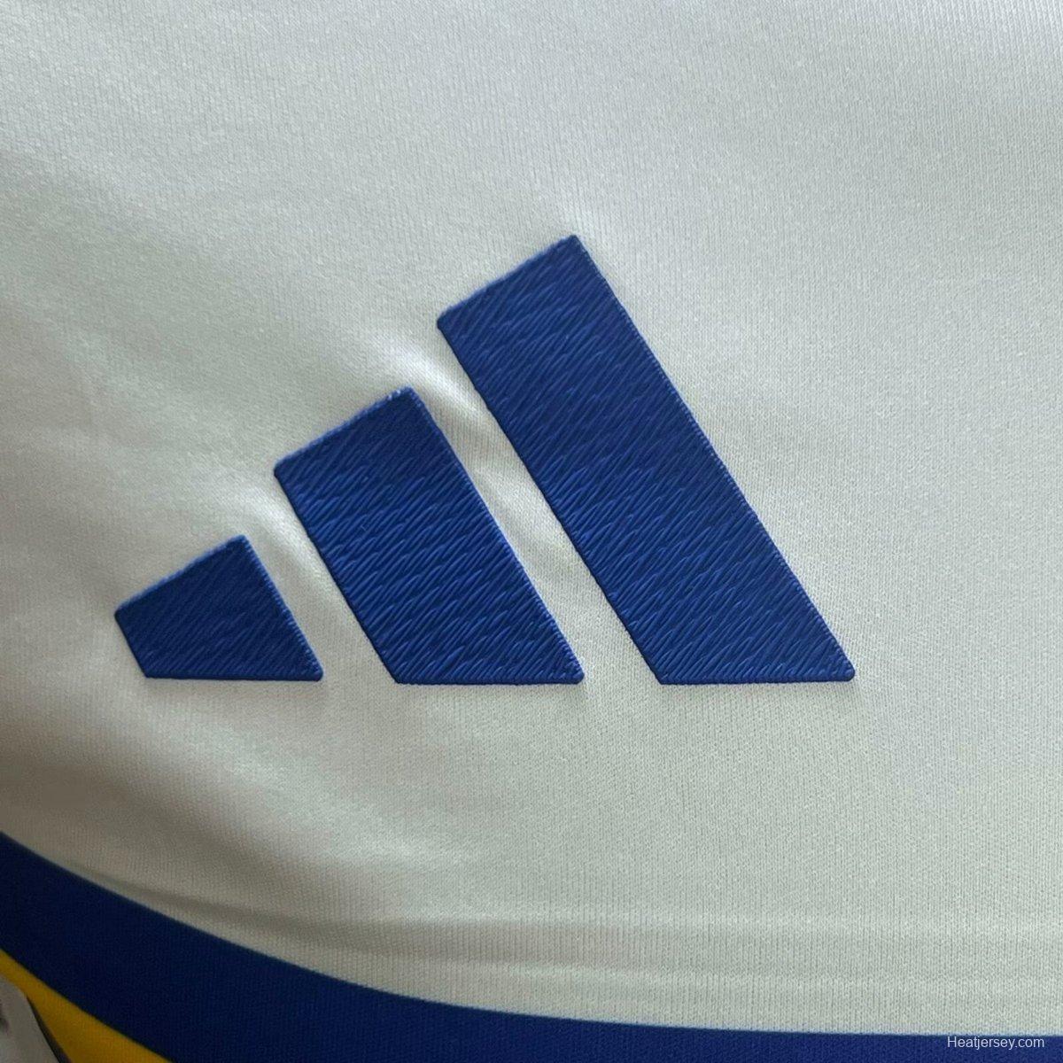 Player Version 24/25 Boca Juniors Away White Long Sleeve Jersey