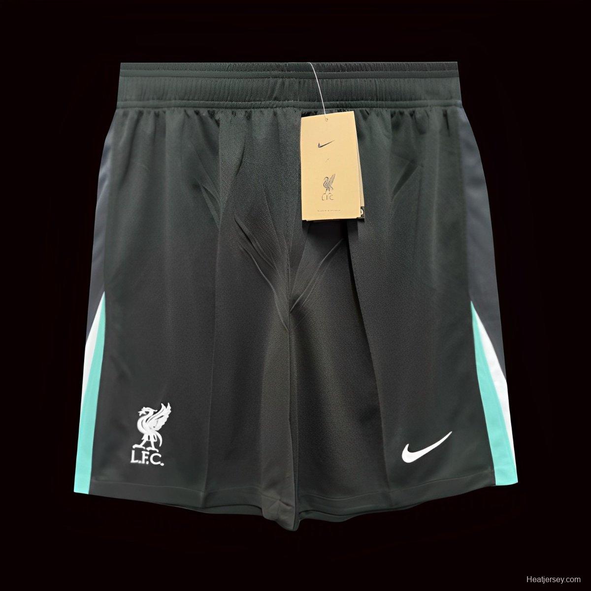 24/25 Liverpool Away Black Shorts