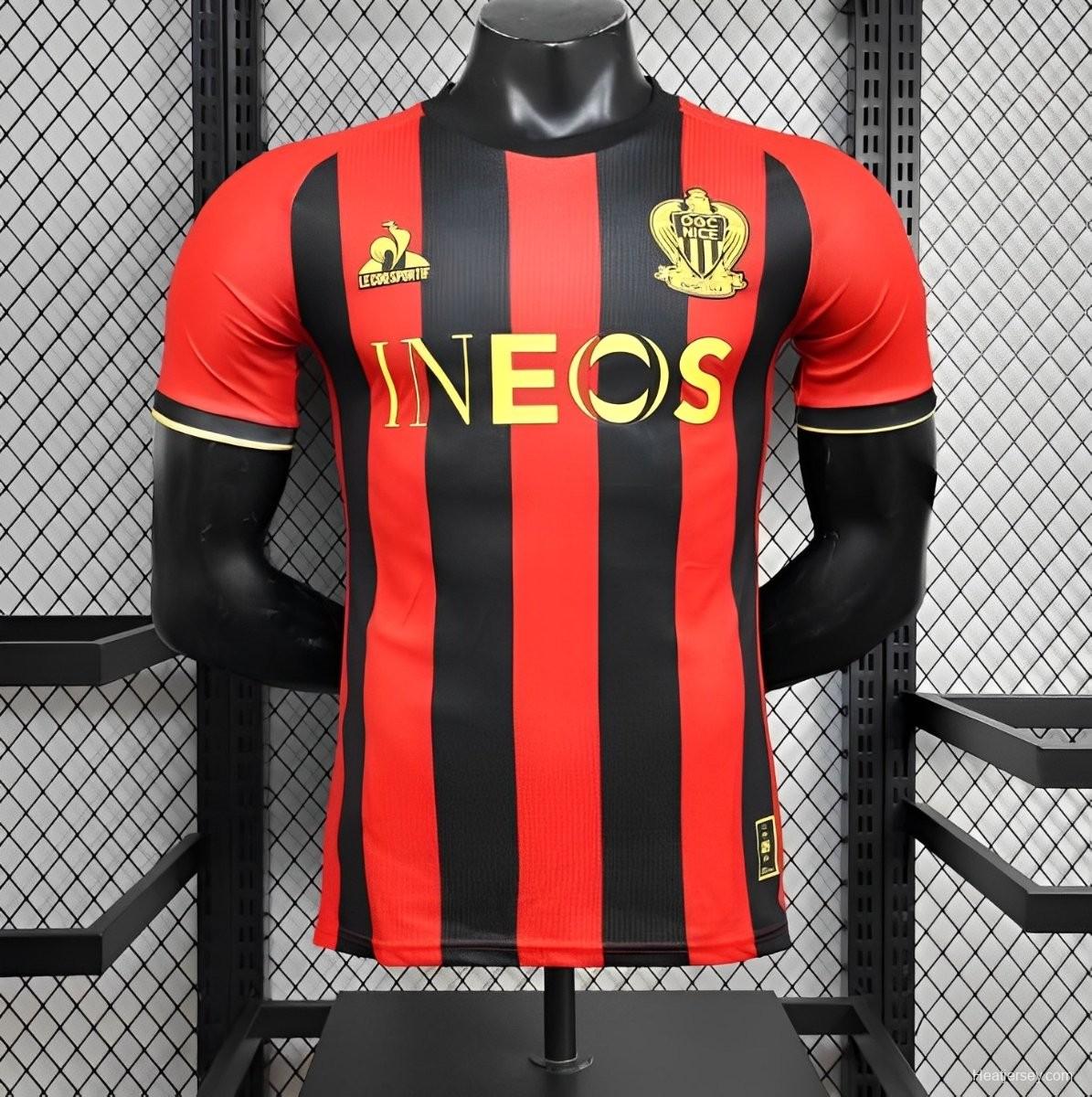 24/25 Player Version OGC Nice Home Jersey