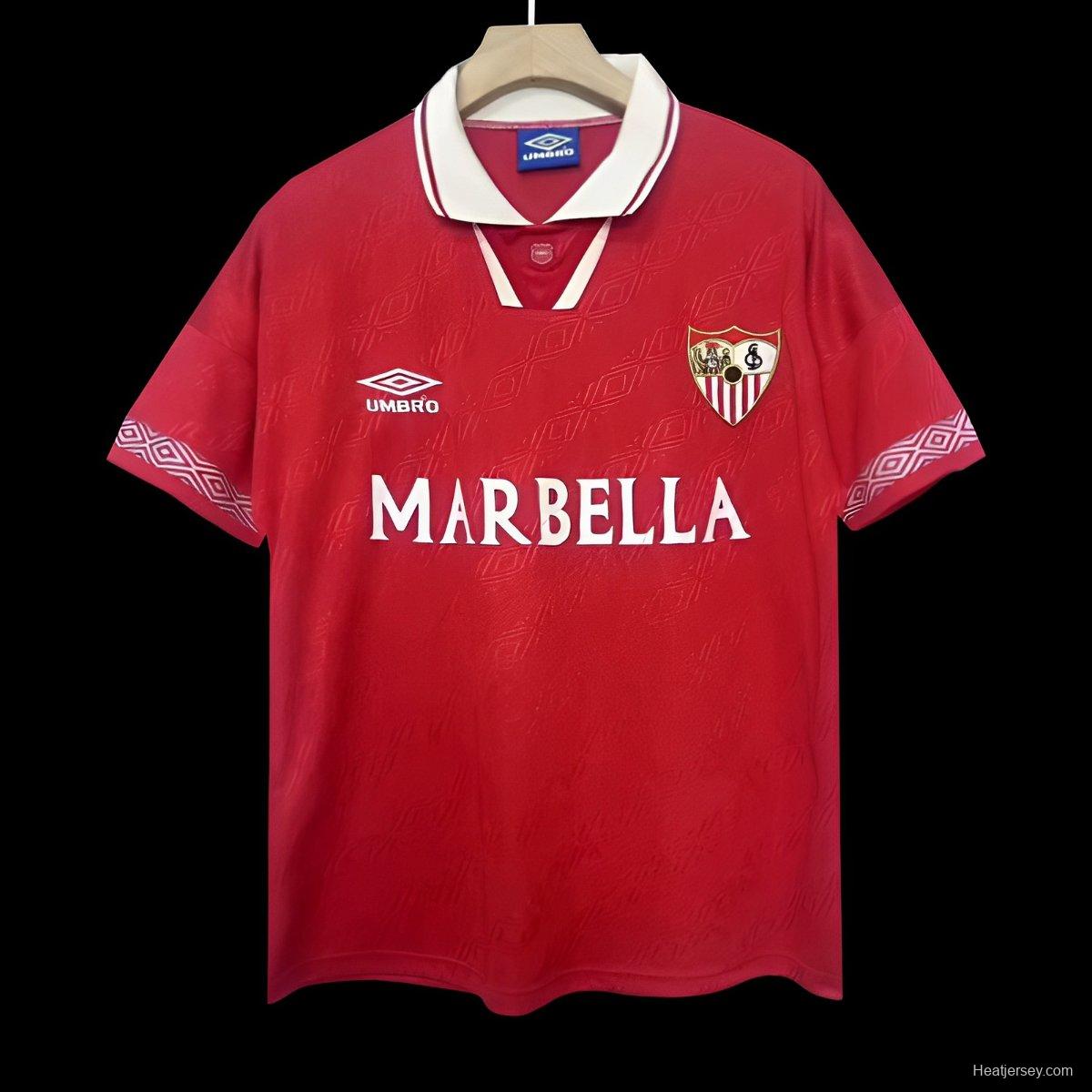 Retro Sevilla Away Red Jersey