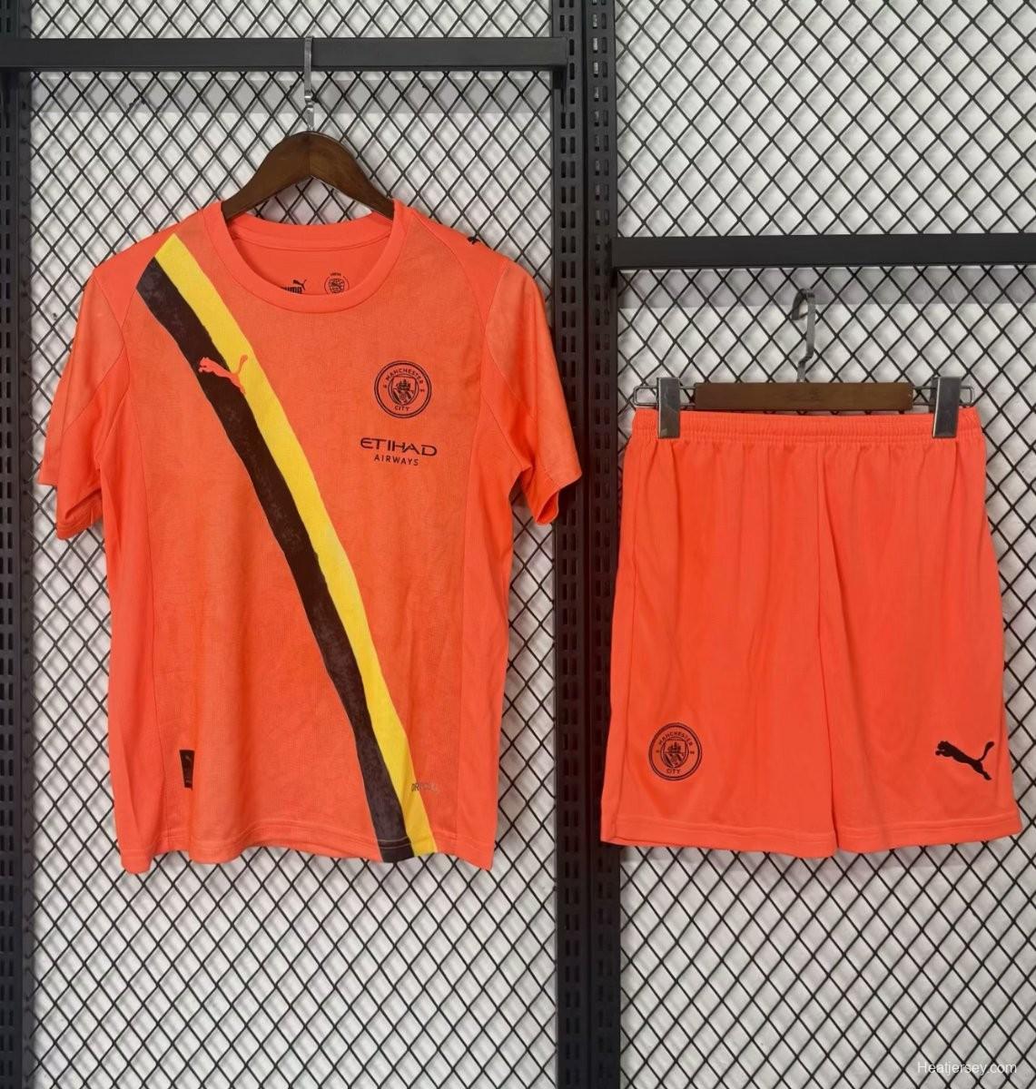 25/26 Kids KIDSUPER x MANCHESTER CITY Orange Jersey